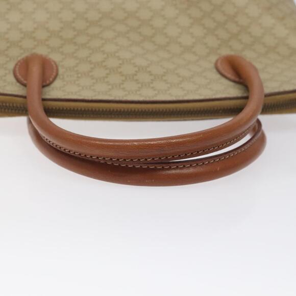 CELINE Macadam Canvas Hand Bag Pvc Beige Gold - Picture 7 of 12